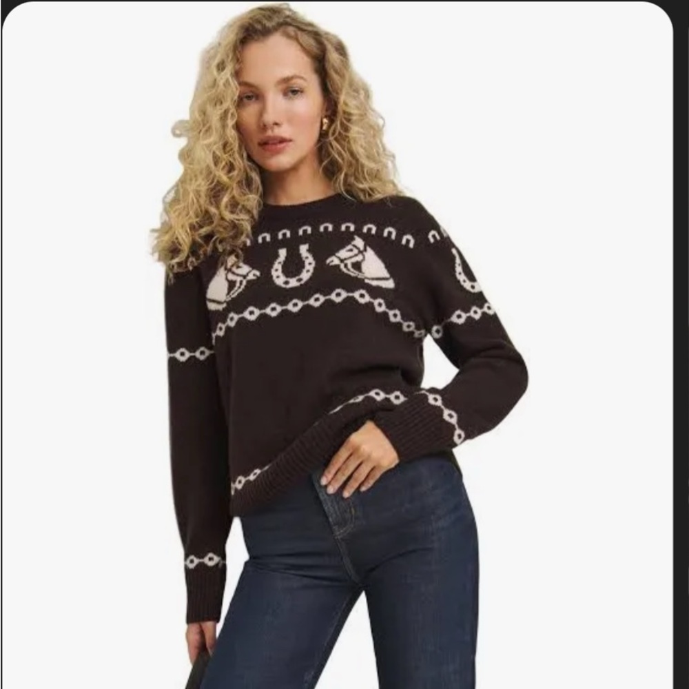 Reformation Alexandria Horse Sweater